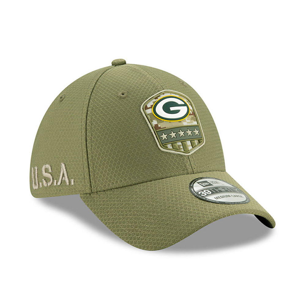 2019 Green Bay Packers Era Salute to Service Knit Hat Sideline Beanie Cap for sale online 