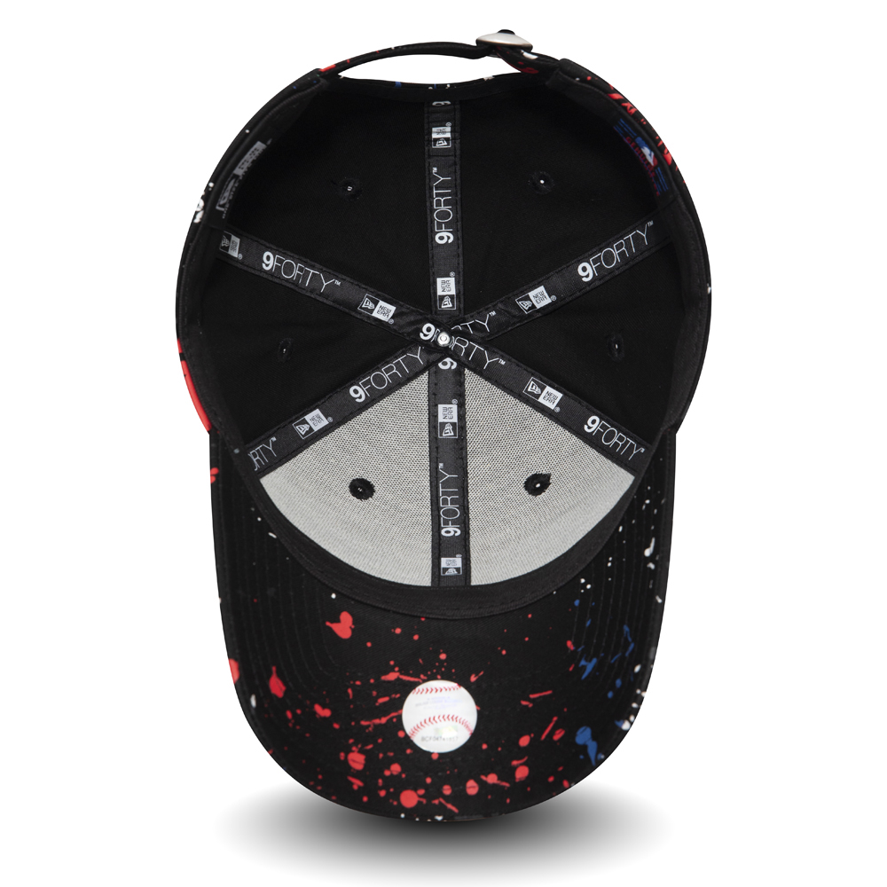 9FORTY-Kappe der Boston Red Sox mit Farbspritzer-Effekt