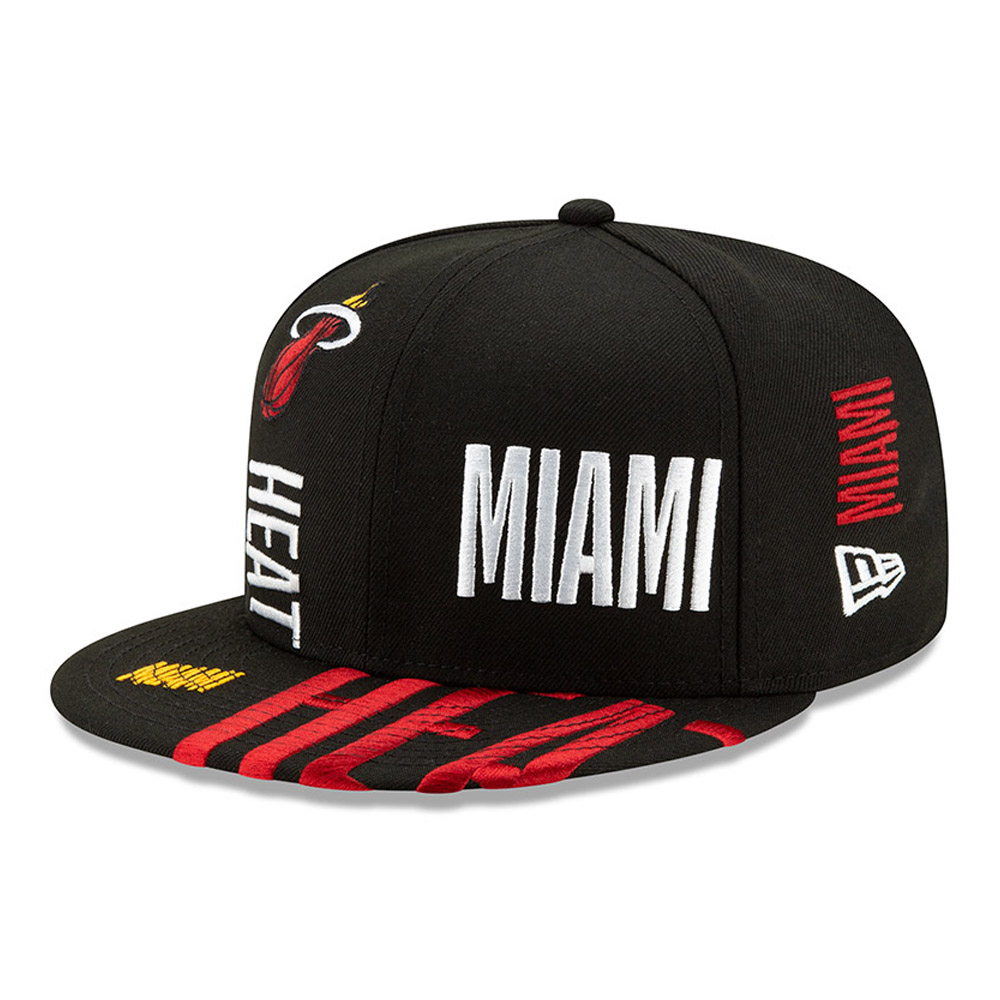 Miami Heat 59FIFTY-Kappe „Tip Off“ in Schwarz