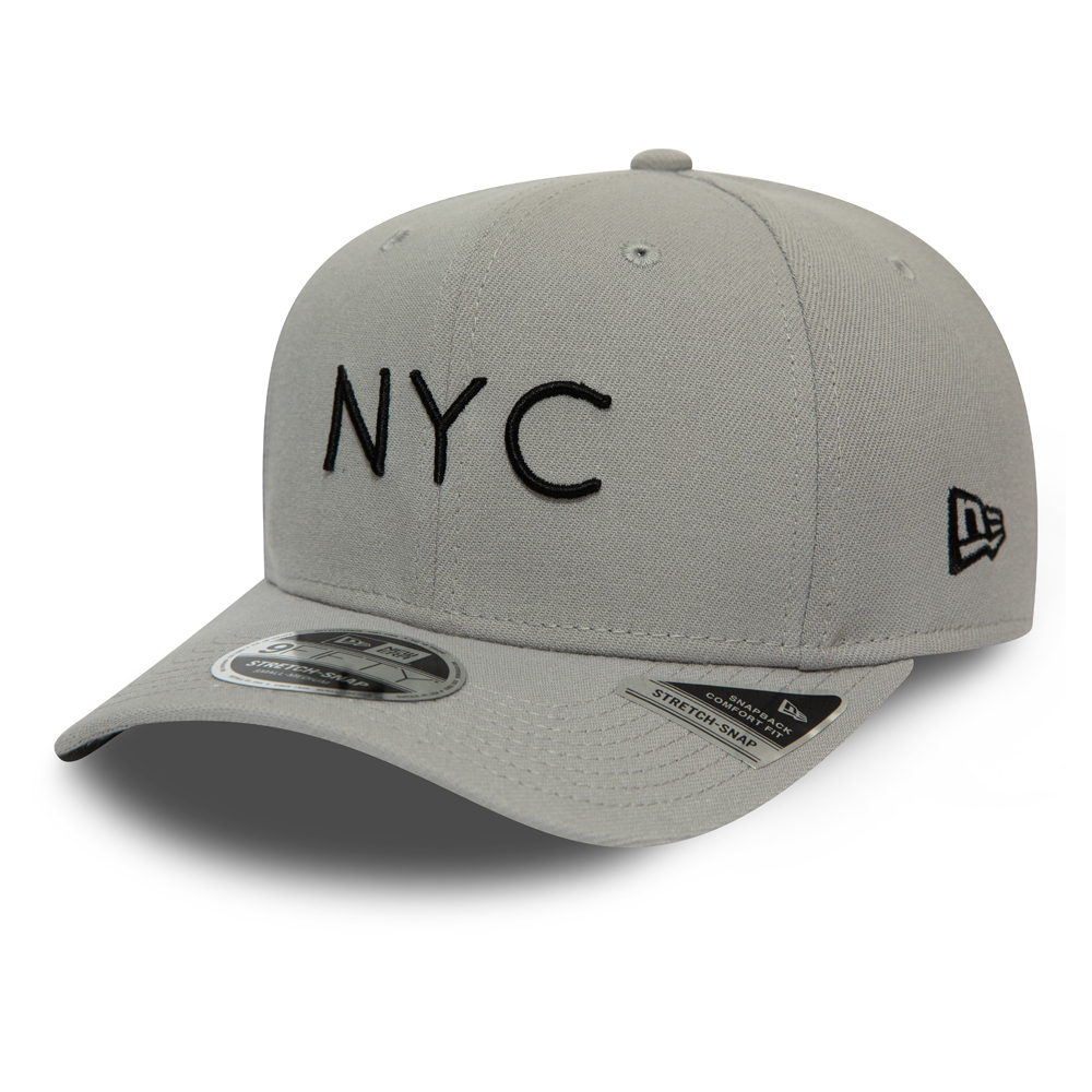 Cappellino 9FIFTY NYC elasticizzato con chiusura posteriore grigio di New Era