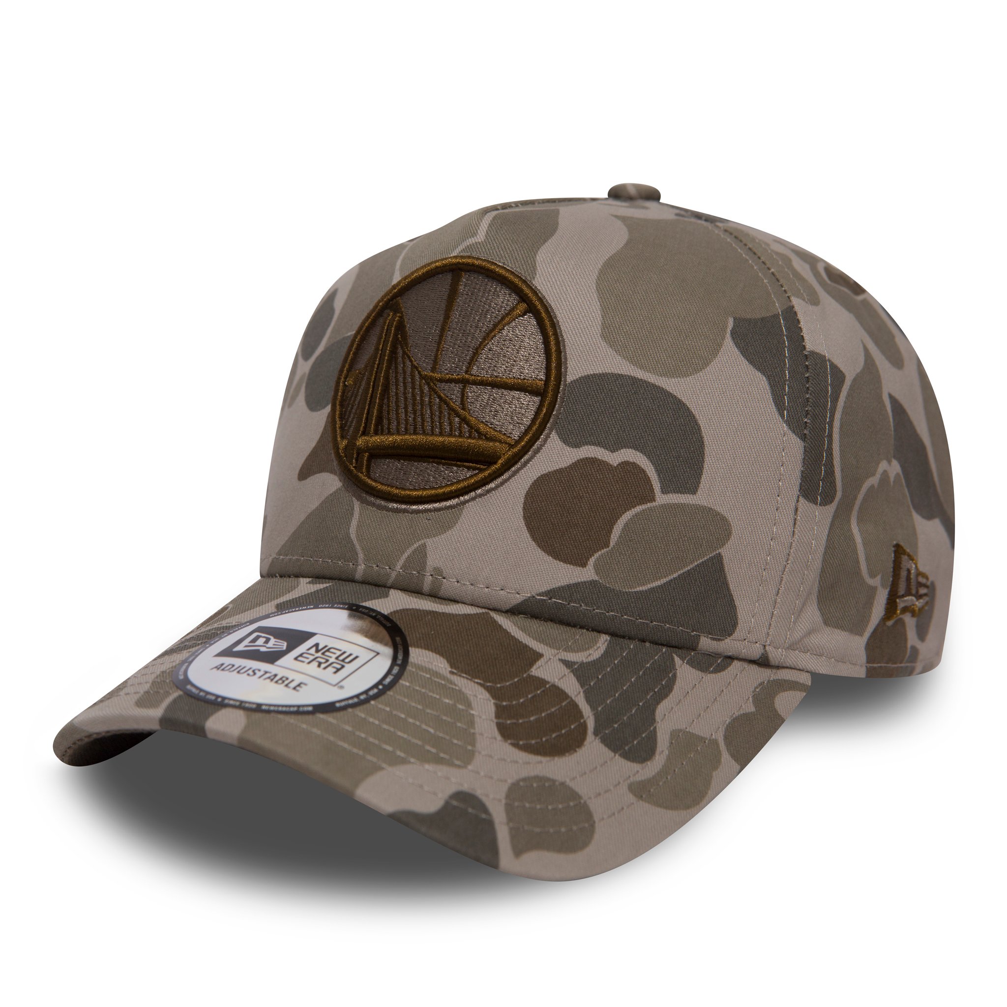 Golden State Warriors 9FORTY-A-Frame-Kappe in Camouflage