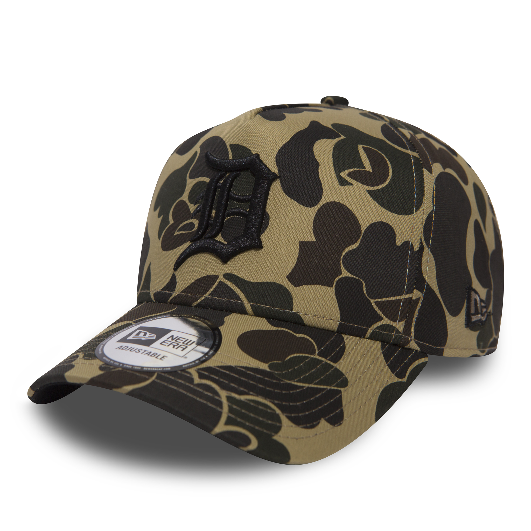 Detroit Tigers A-Frame-Trucker-Kappe in Camouflage