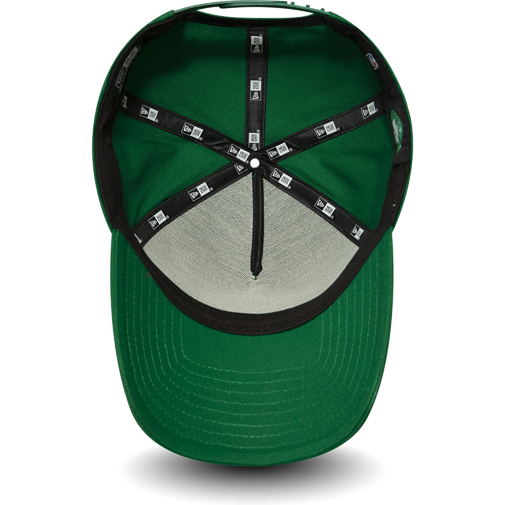 Trucker-Kappe mit A-Rahmen und Filzaufnäher in Grün – Boston Celtics