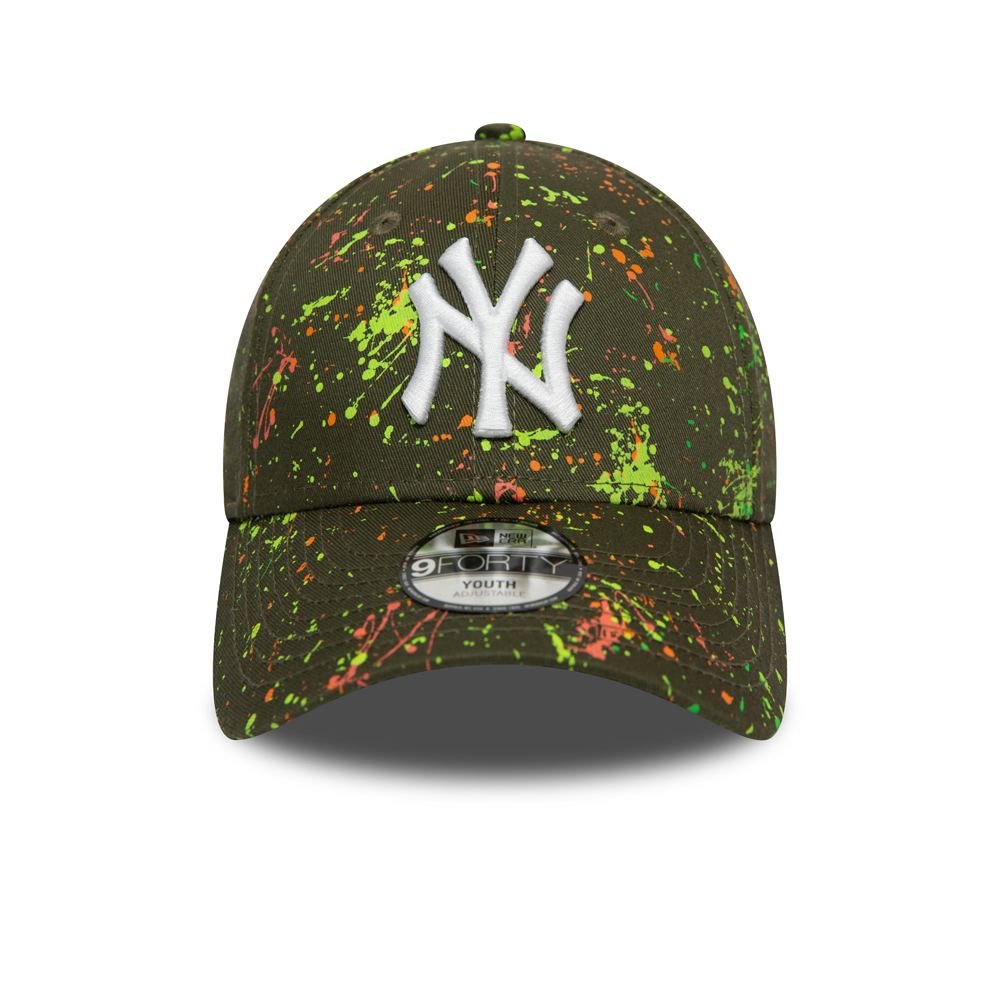 Gorra New York Yankees Paint 9FORTY, verde