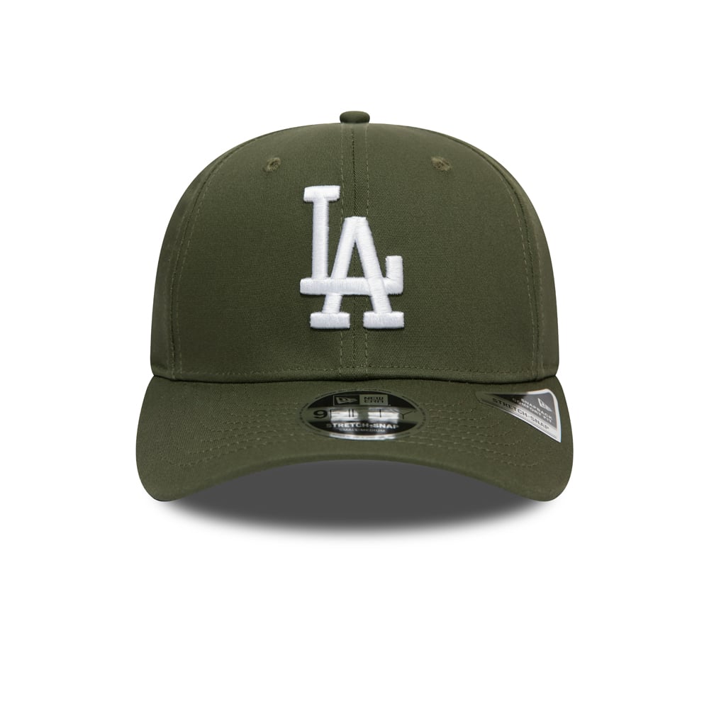 Olivgrüne 9FIFTY-Kappe mit Clipverschluss – Stretch – Los Angeles Dodgers