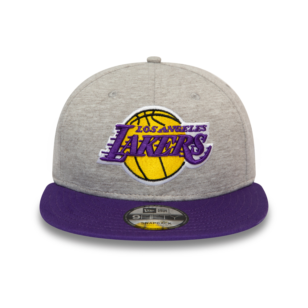 9FIFTY-Kappe aus grauem Jersey – Essential – Los Angeles Lakers