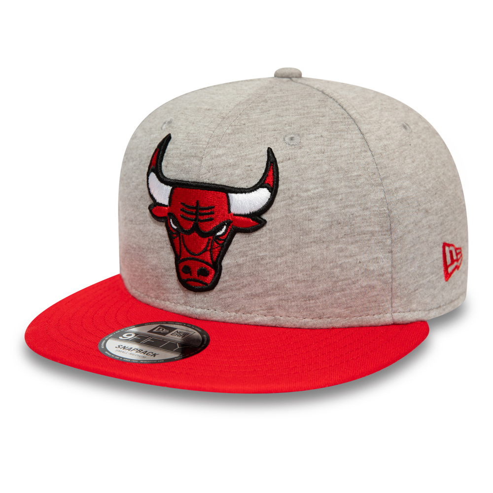 9FIFTY-Kappe aus grauem Jersey – Chicago Bulls