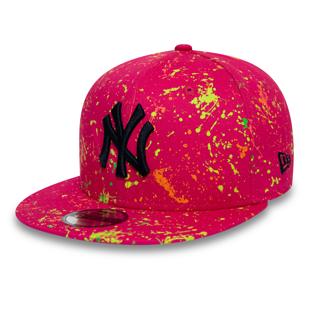 Cappellino 9FIFTY New York Yankees Paint rosa da bambino
