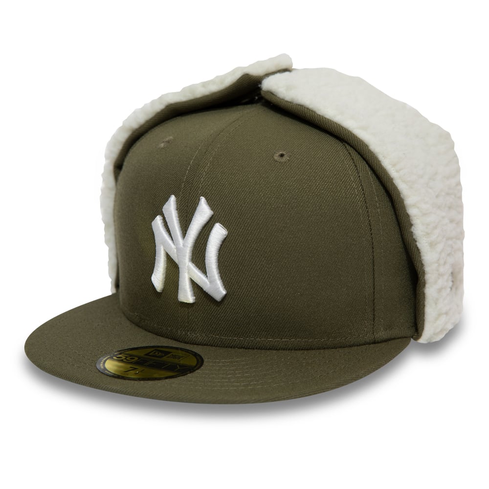 New York Yankees League Essential Dog Ear Olive 59FIFTY Gorra