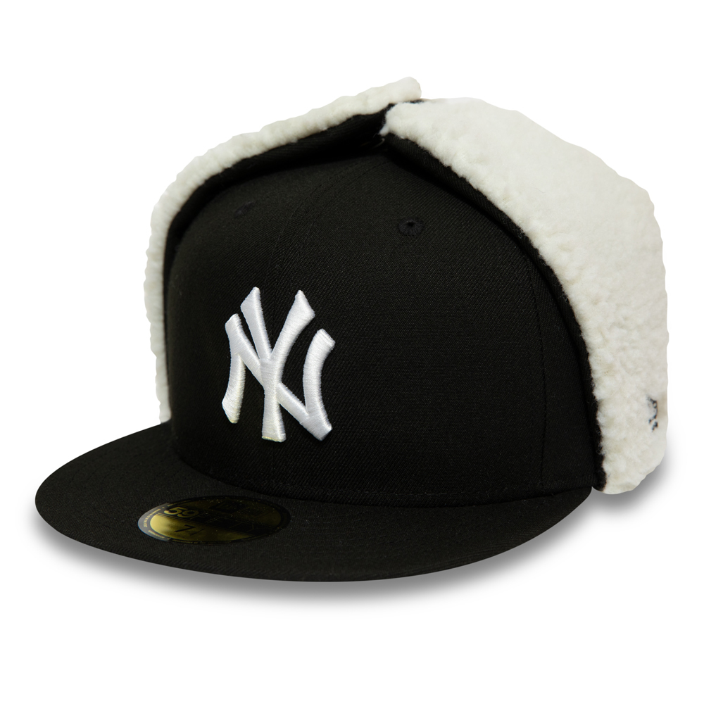 New Era 59Fifty DOG EAR Winter Cap NY Yankees black