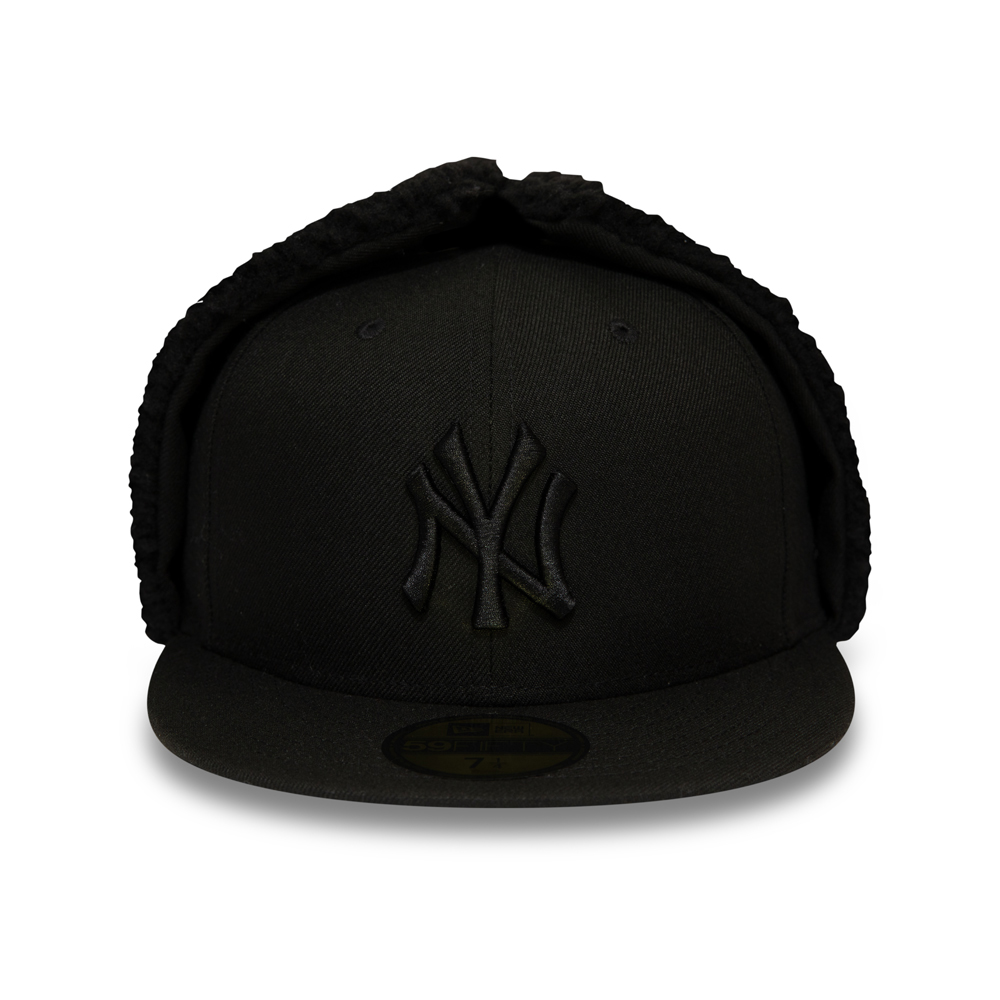 New York Yankees League Essential Dog Ear All Black 59FIFTY Berretto