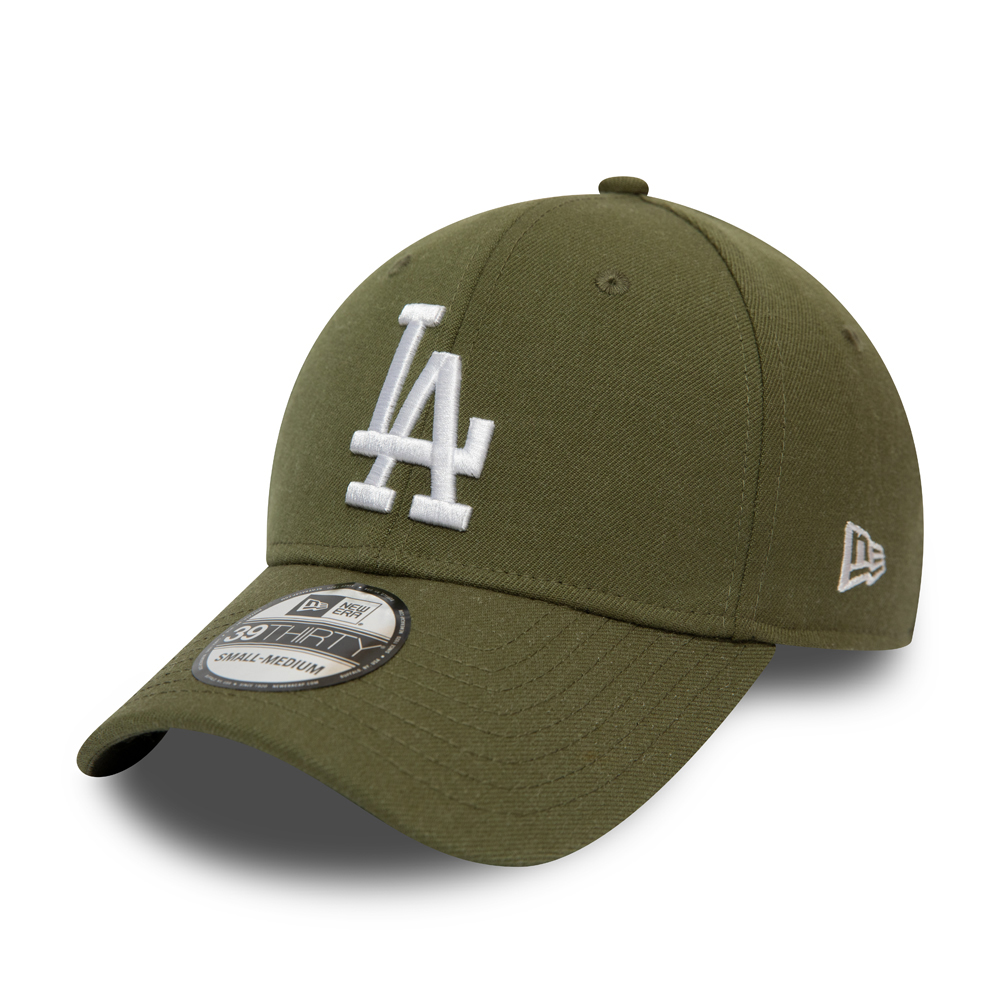 Gorra Los Angeles Dodgers Essential 39THIRTY, verde oliva