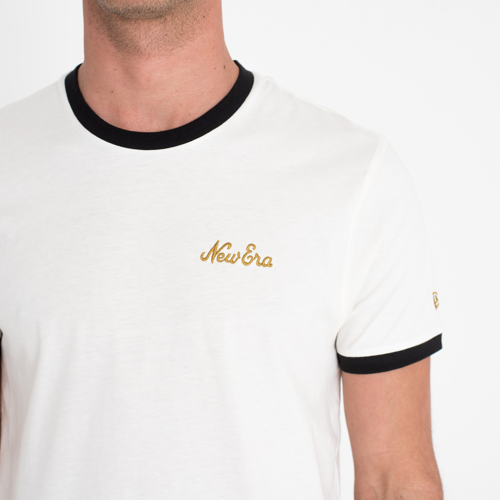 New Era – Heritage Script – T-Shirt – Weiß