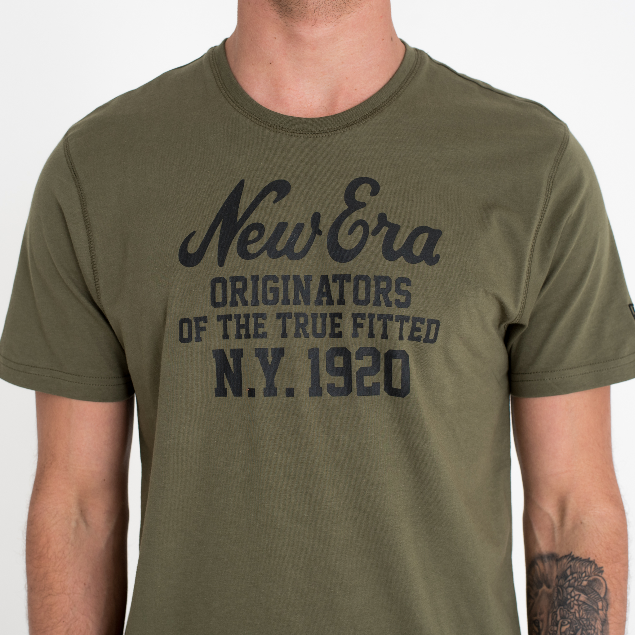 Camiseta New Era Heritage, verde