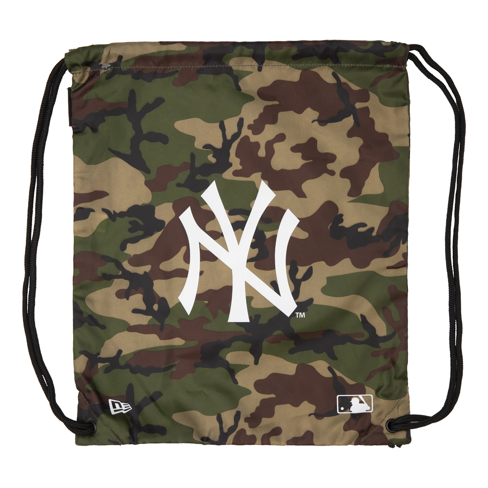 backpack New Era Stadium MLB New York Yankees - Woodland Camo/Black 