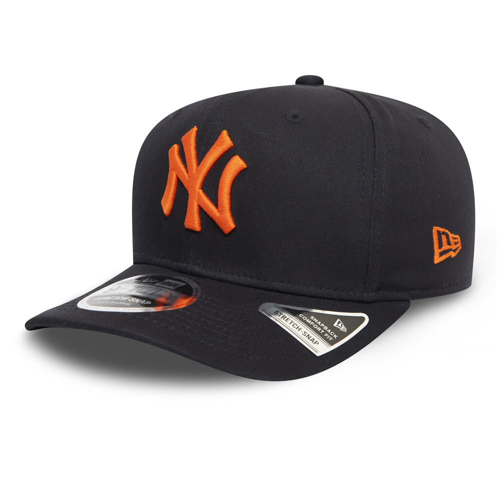 9FIFTY-Kappe in Grau mit Clipverschluss – Stretch – New York Yankees