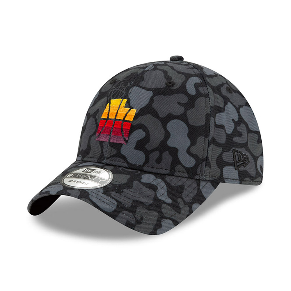 Schwarze 9TWENTY-Kappe in Camouflage – Donovan Mitchell – Utah Jazz