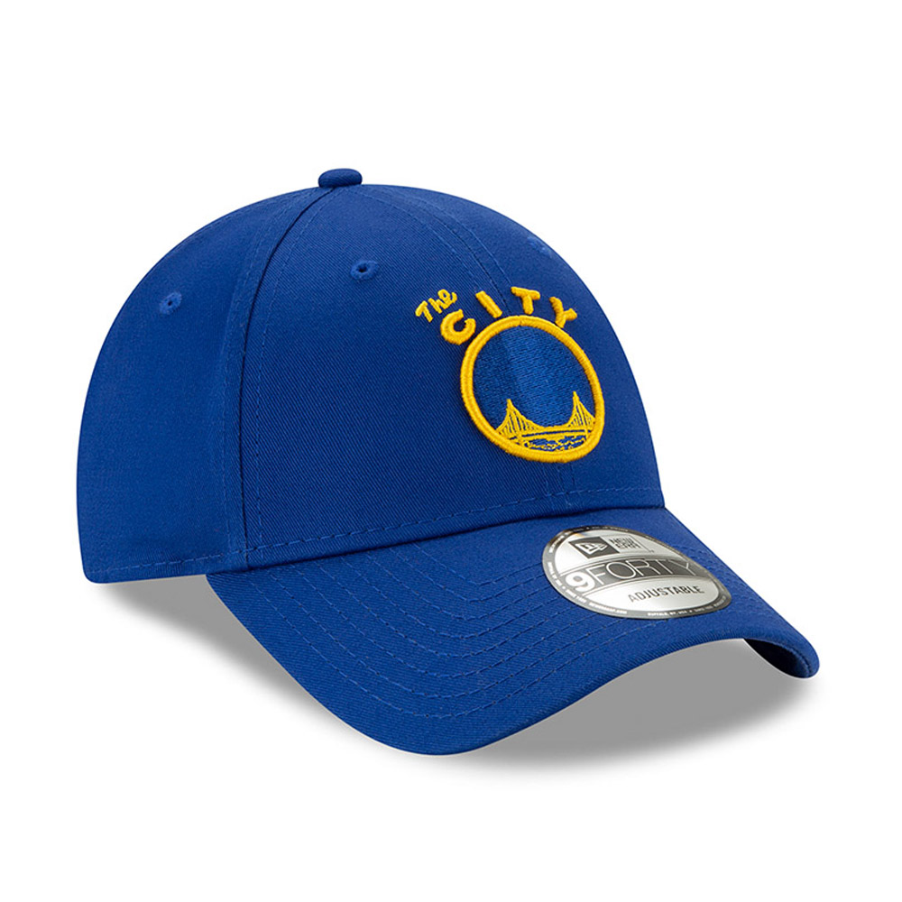 Cappellino 9FORTY Hard Wood Classic dei Golden State Warriors blu