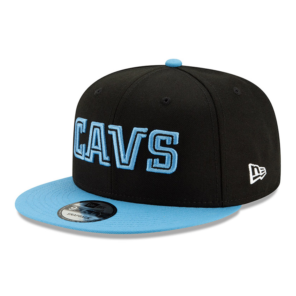 Cleveland Cavaliers Blue Visière Hard Wood Classic 9FIFTY Capuchon