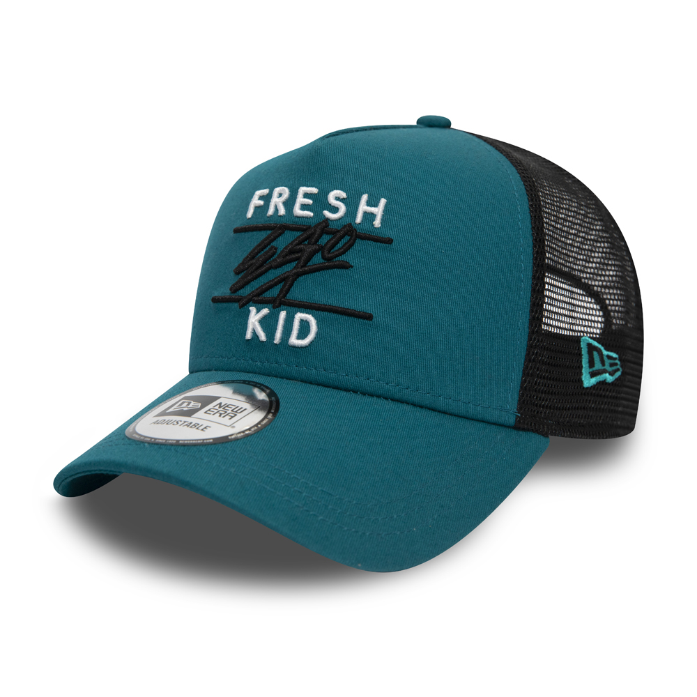 Fresh Ego Kid Blue A Frame Trucker Cap