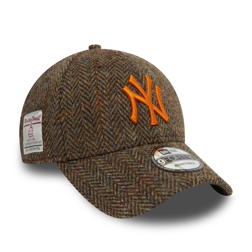 Cappellino 9FORTY in tweed dei New York Yankees arancione