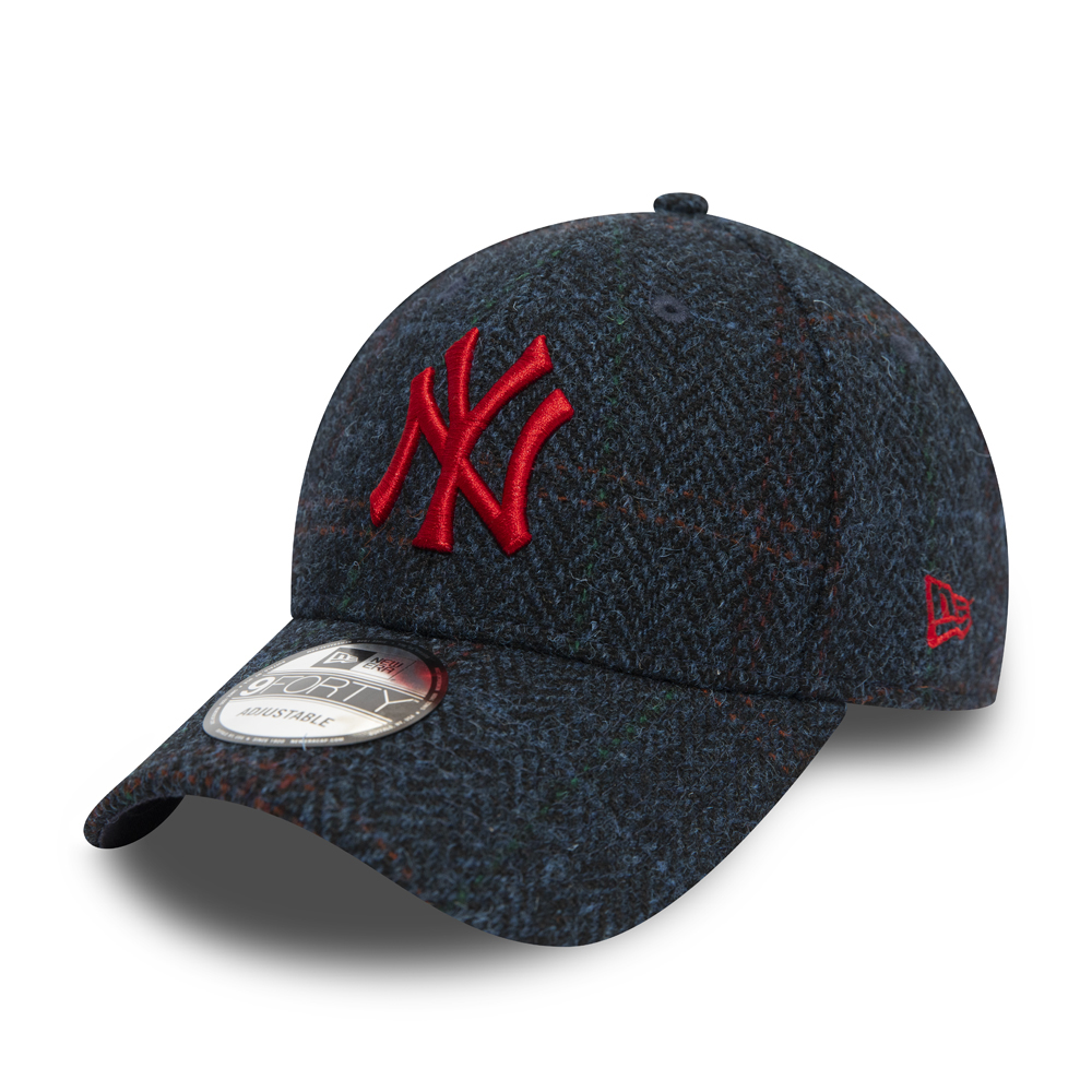 New York Yankees – Marineblaue Tweed 9FORTY-Kappe 