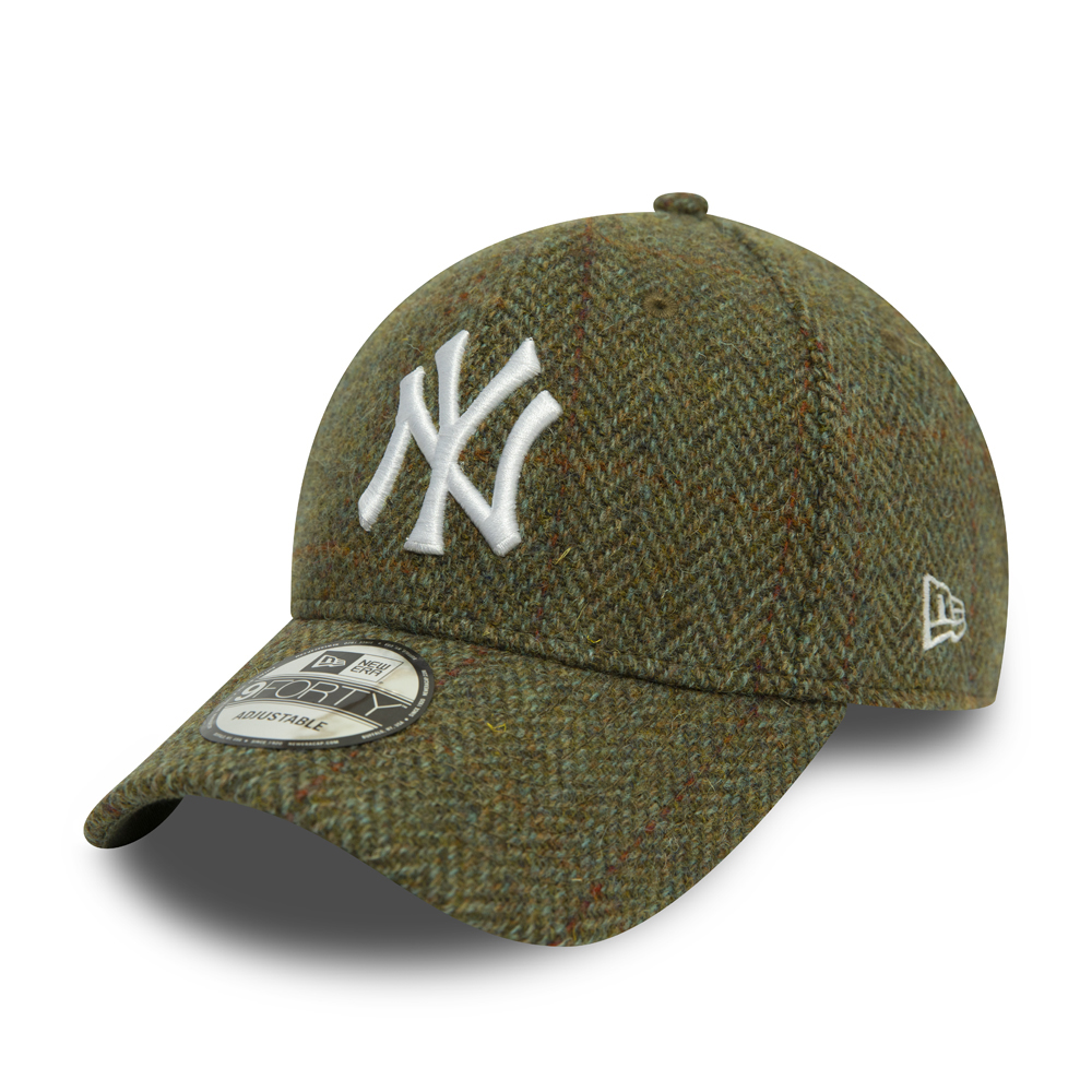 Casquette 9FORTY New York Yankees en tweed vert