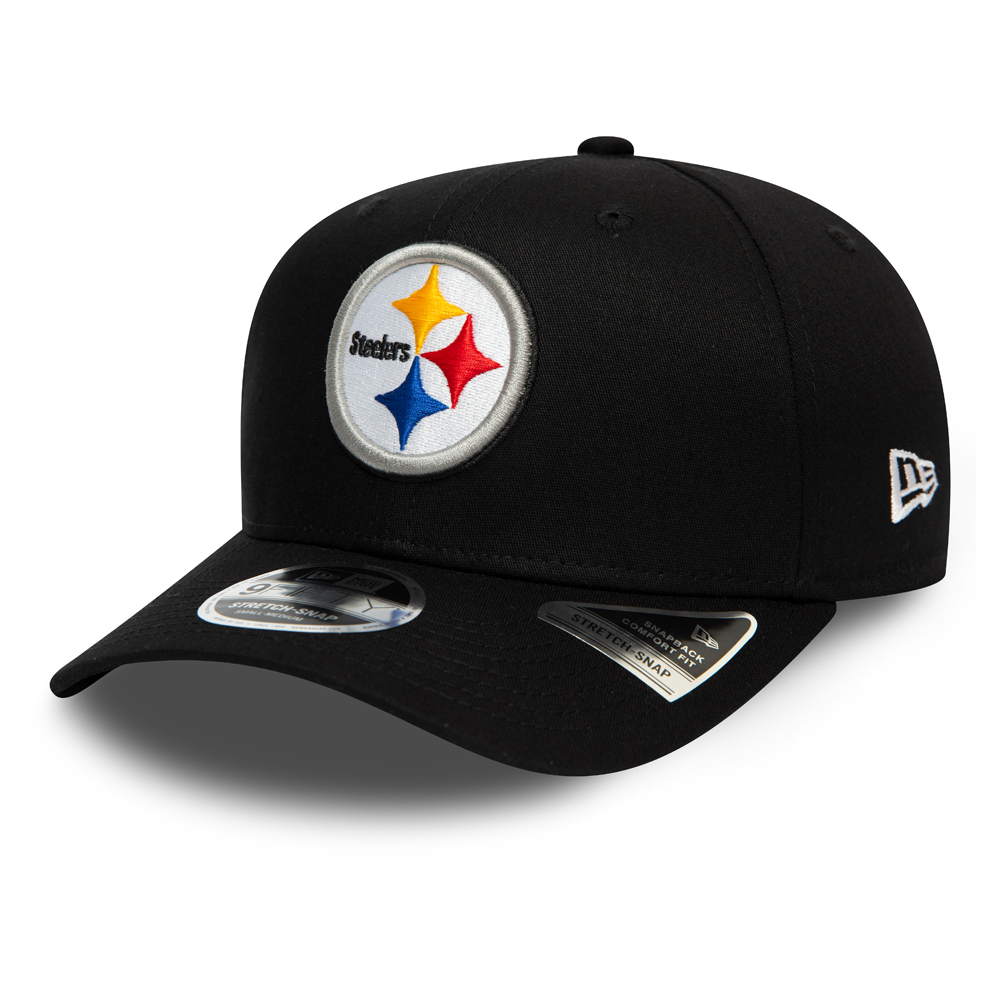 Gorra Pittsburgh Steelers Stretch Snap 9FIFTY, negro