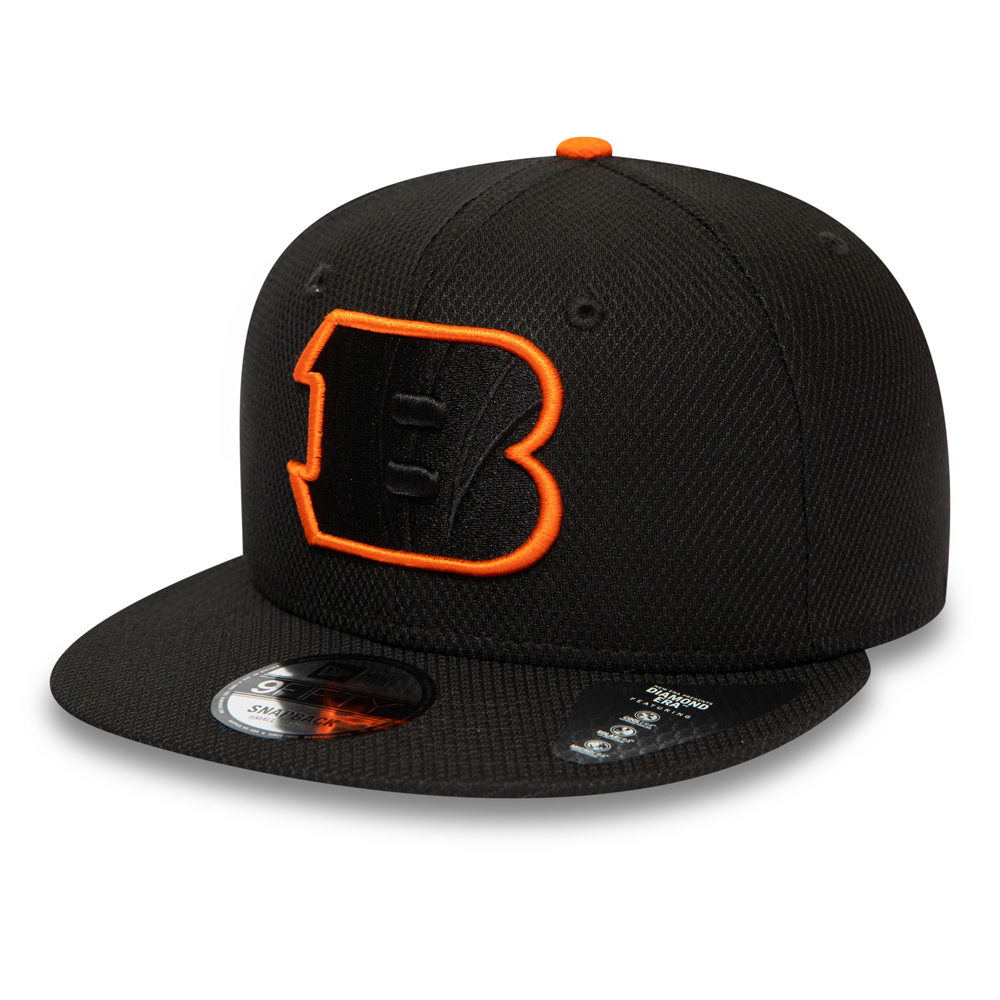 Cappellino 9FIFTY con chiusura posteriore Outline dei Cincinnati Bengals nero