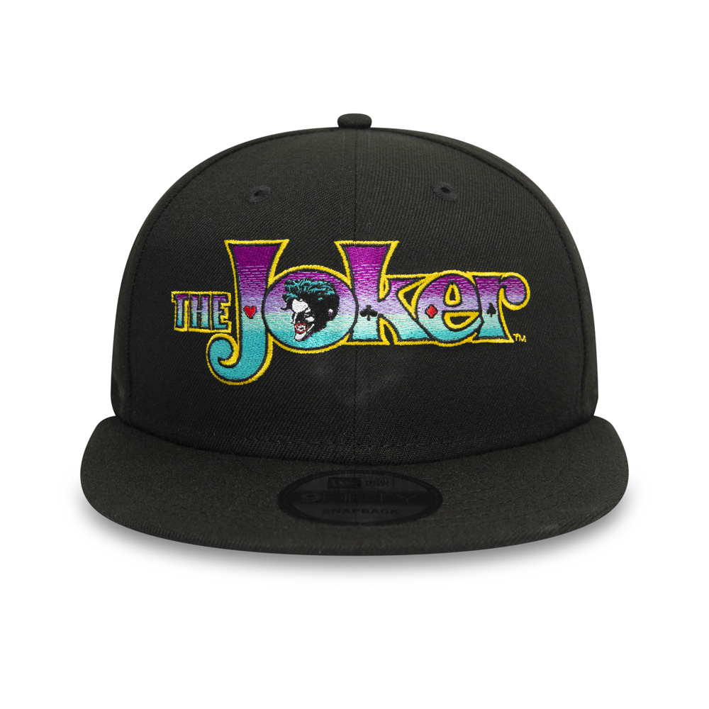 New Era The Joker Symbol Black DC Comics 9Fifty Snapback Cap Hat 