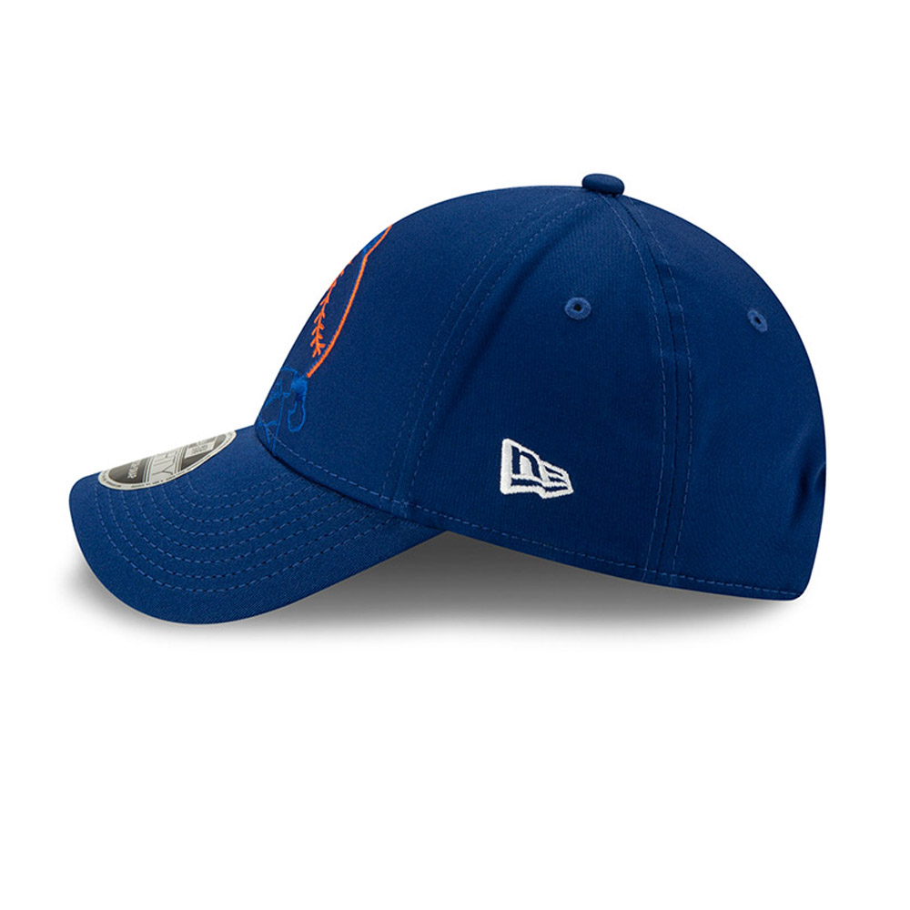 9FORTY-Kappe mit Clipverschluss –  Logo Elements – New York Mets – Stretch