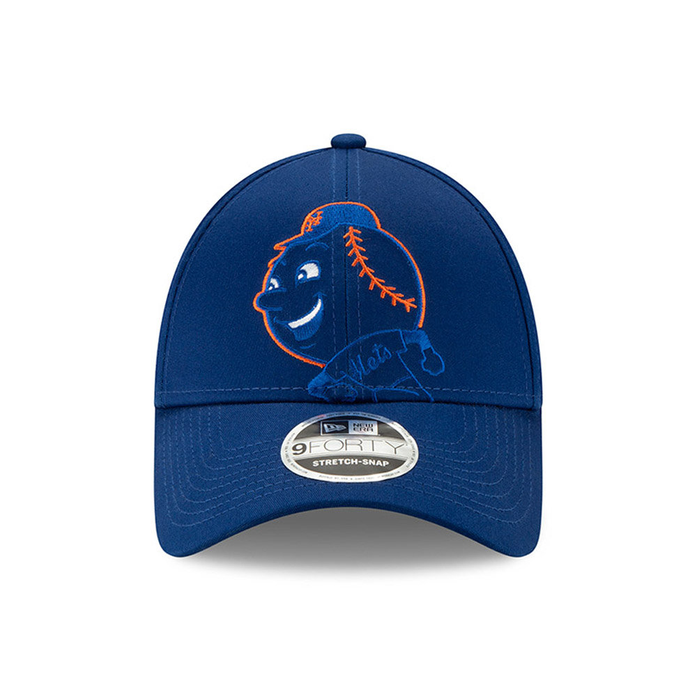 9FORTY-Kappe mit Clipverschluss –  Logo Elements – New York Mets – Stretch