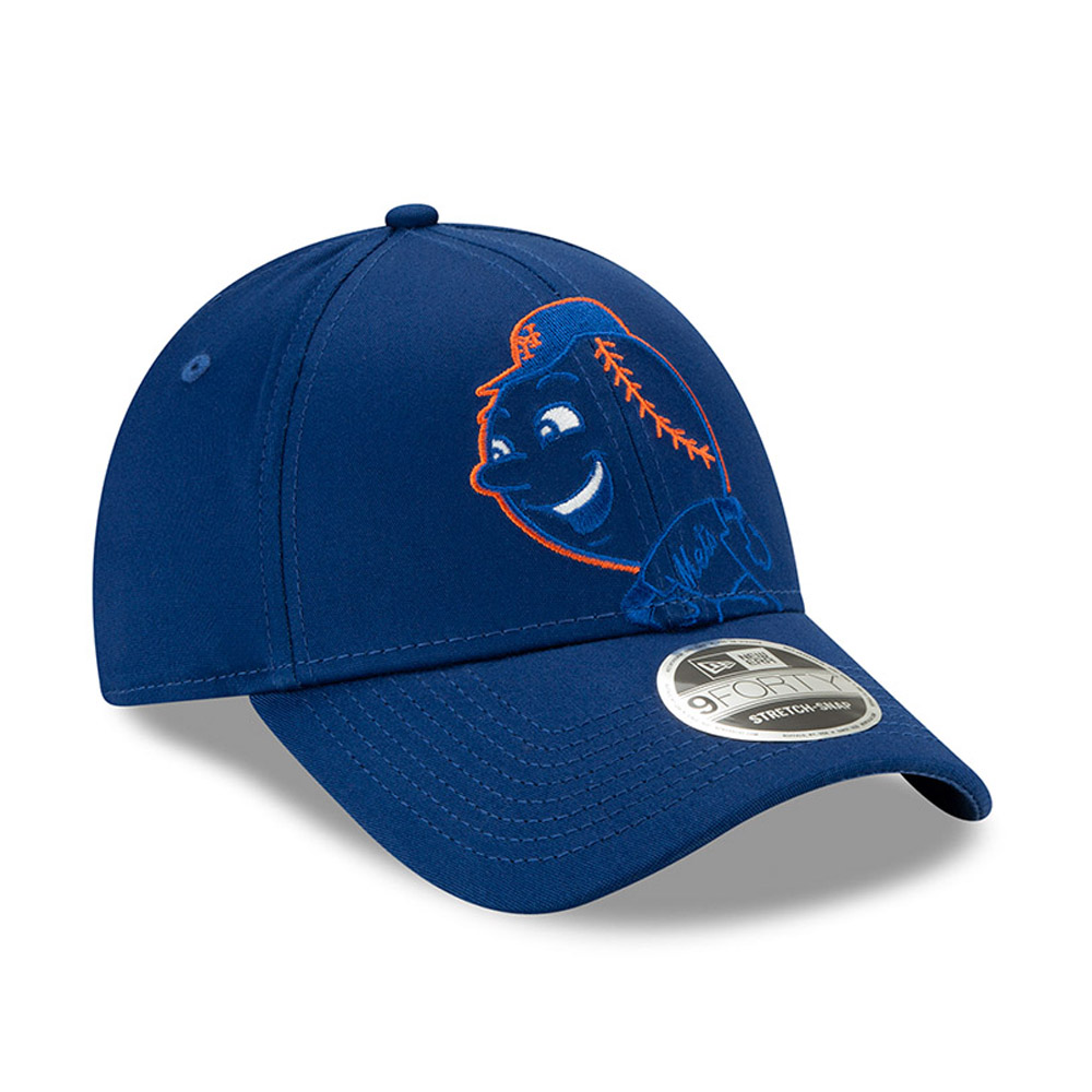 New York Mets Element Logo Stretch Snap 9FORTY Cap