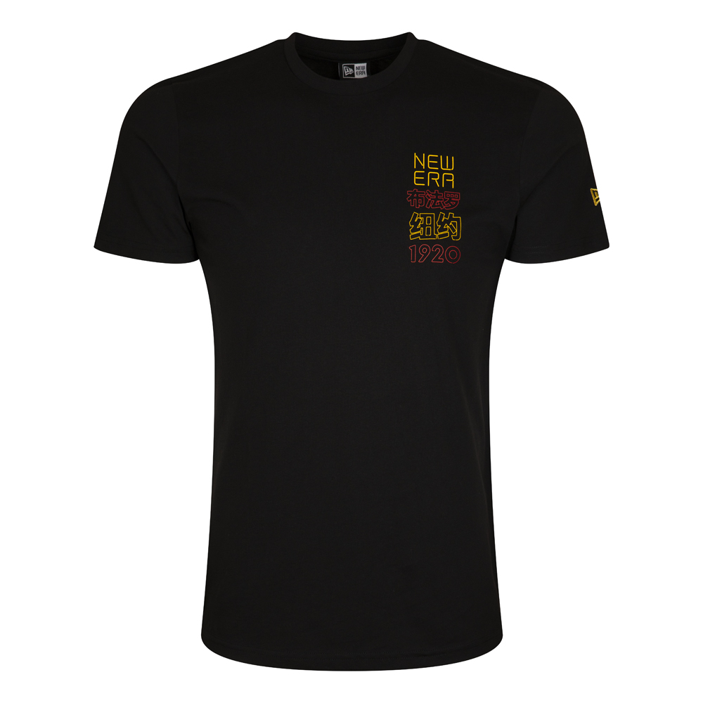 T-shirt noir New Era Neon Lights