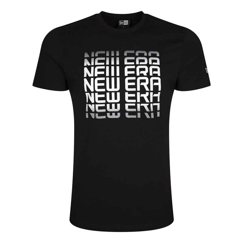 New Era Table T-Shirt in Schwarz mit Schriftzug