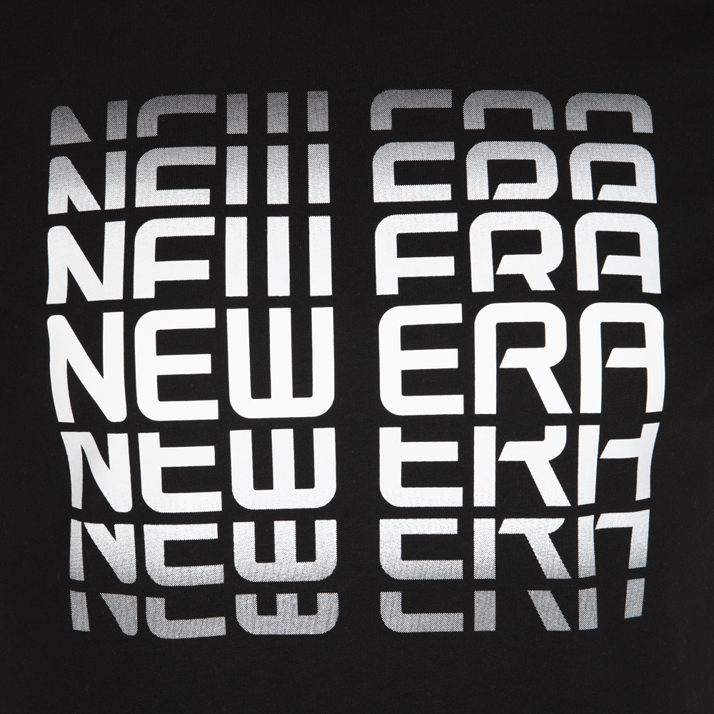 New Era Table T-Shirt in Schwarz mit Schriftzug