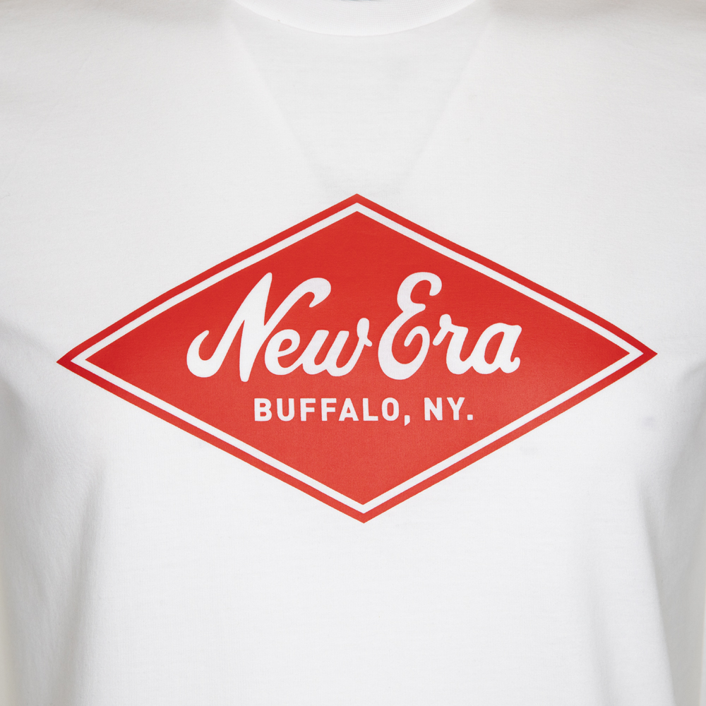 T-shirt blanc New Era logo Diamond