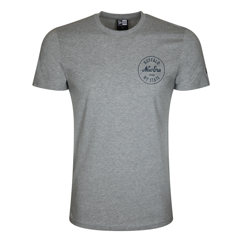 New Era T-Shirt in Grau mit Buffalo-Logo