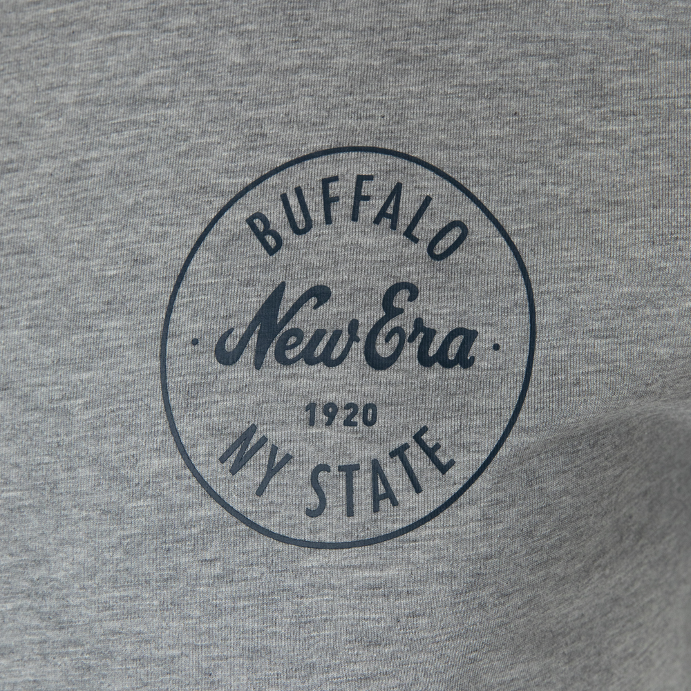New Era T-Shirt in Grau mit Buffalo-Logo