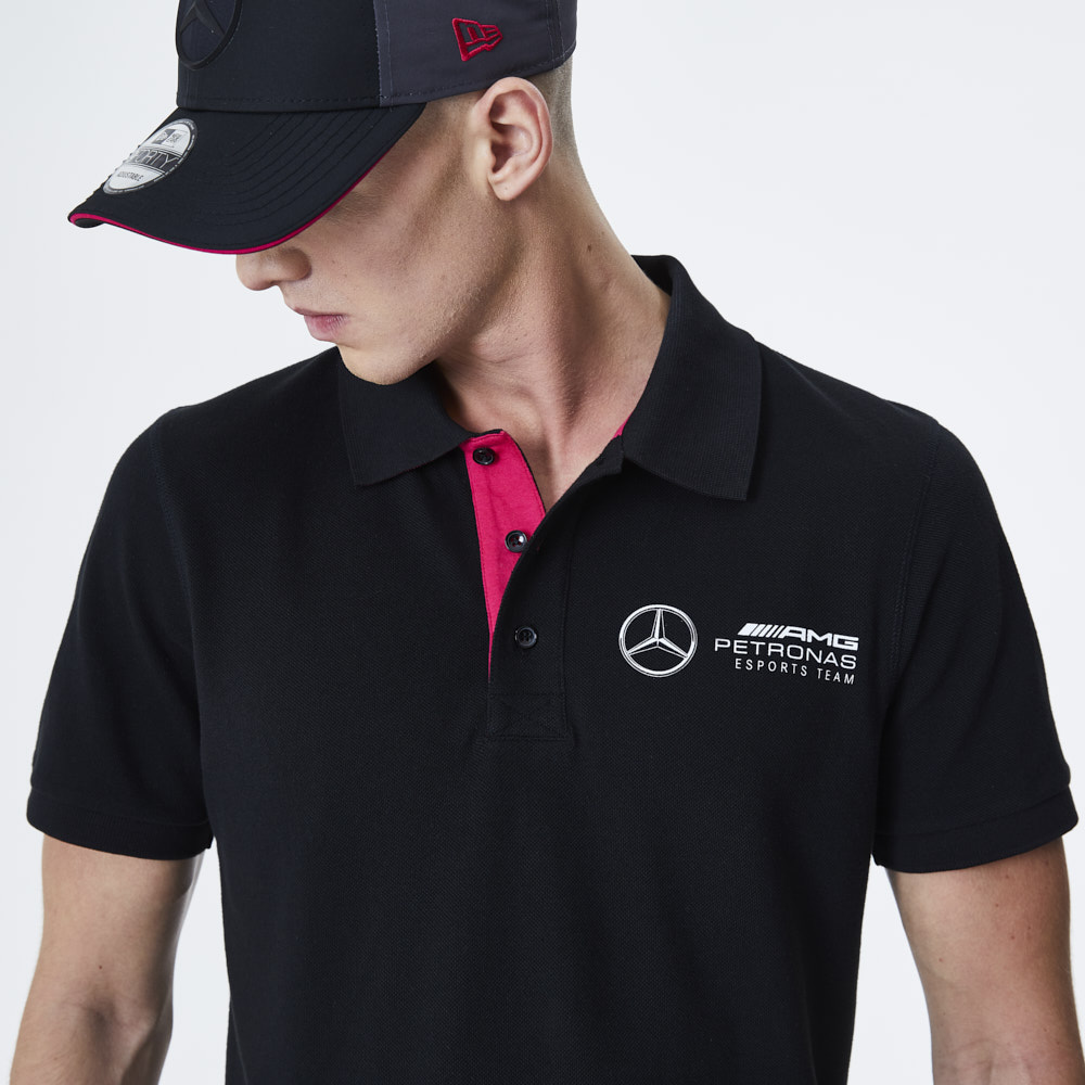 Mercedes-AMG Petronas Esports Black Polo Shirt