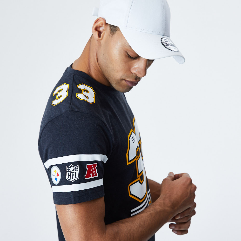 Pittsburgh Steelers Team Established Grey T-Shirt