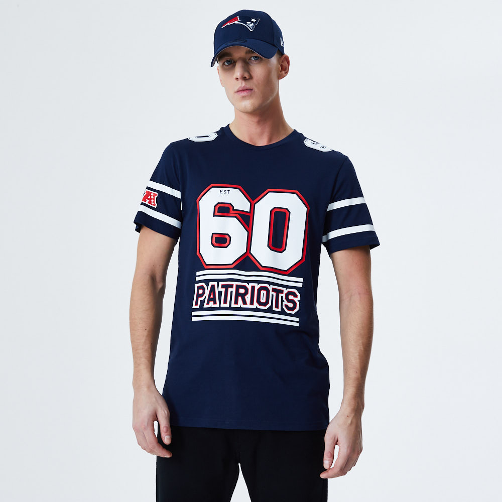 New England Patriots Team Established T-Shirt - Blau