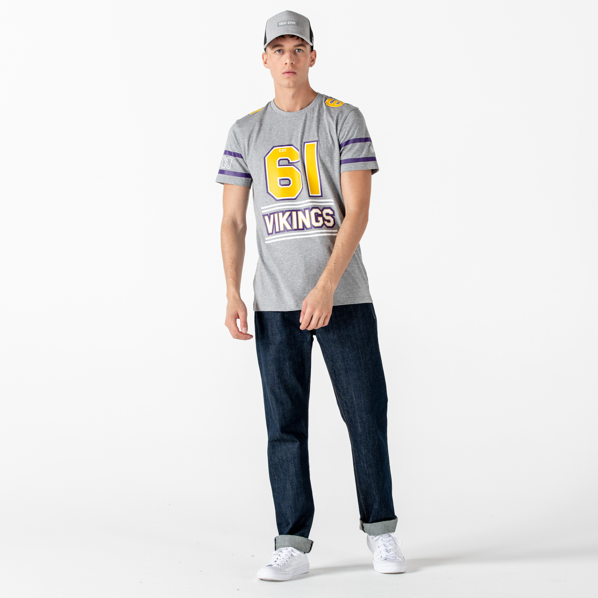 Camiseta Minnesota Vikings Team Established, gris