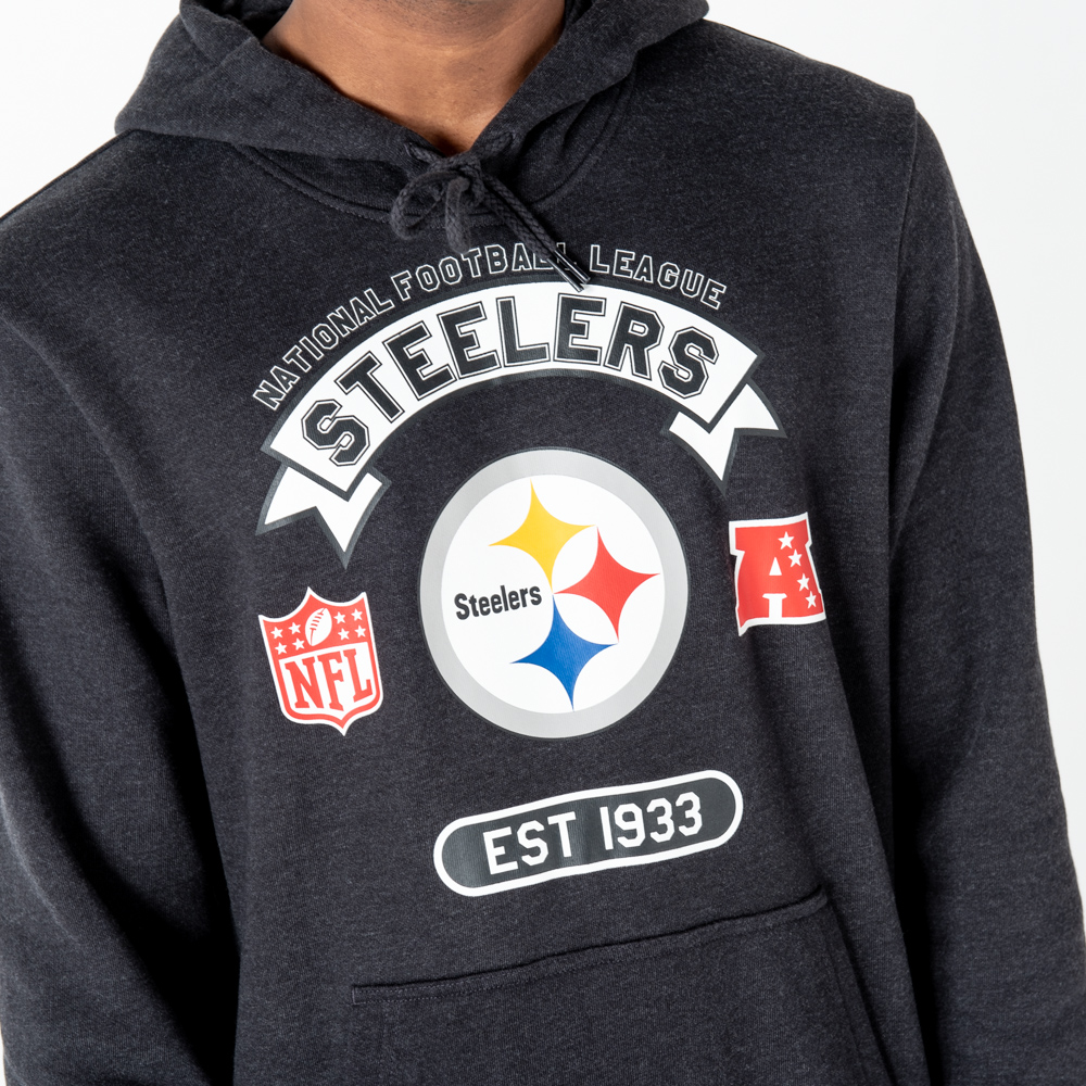 Pittsburgh Steelers Graphic Grey Hoodie 