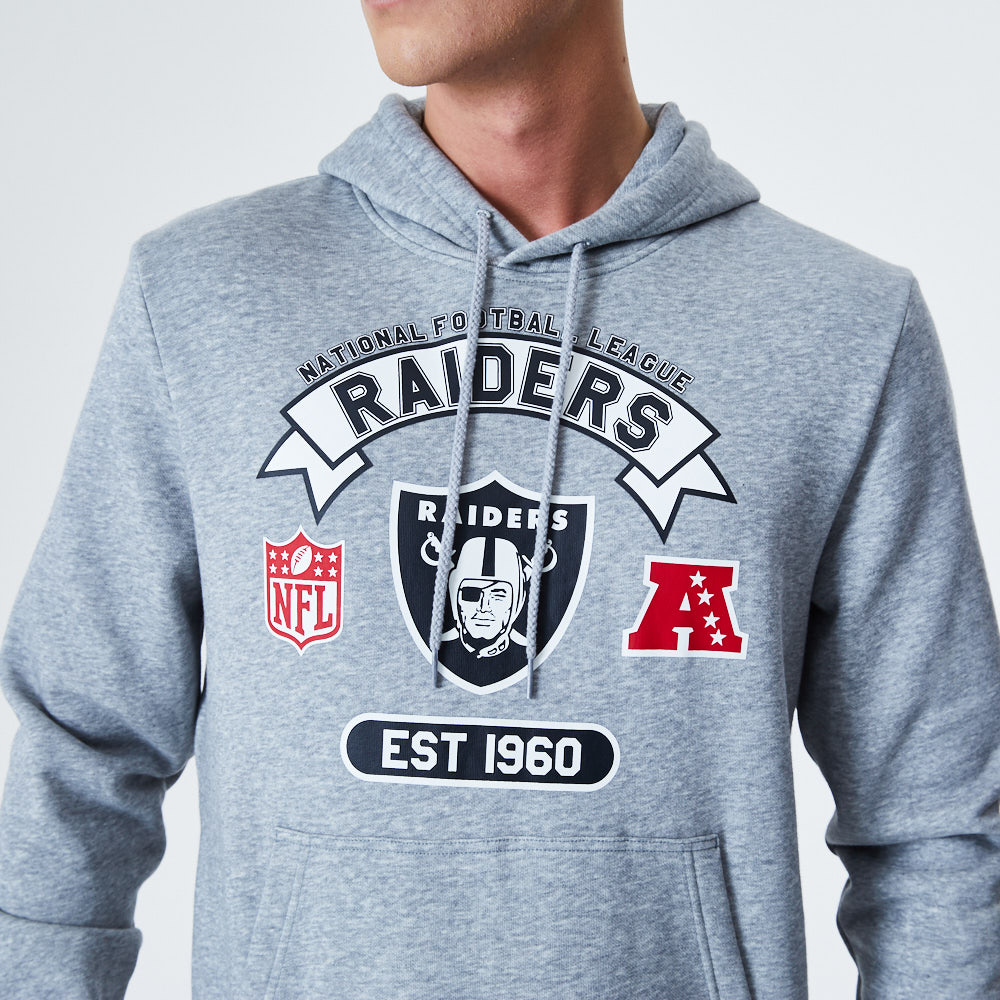 grey oakland raiders hoodie