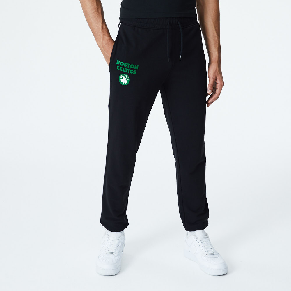 Pantalon de jogging noir coutures contrastantes Boston Celtics