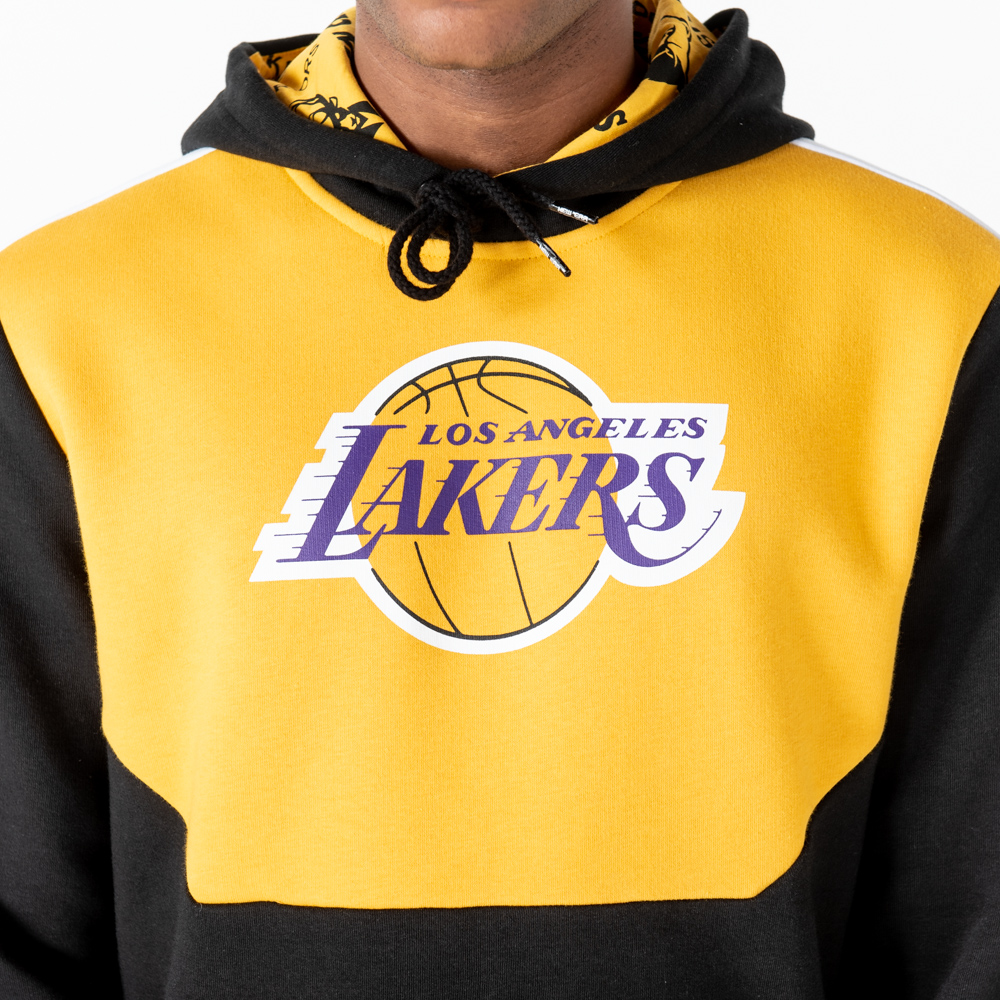 Sweat à capuche Colour Block Los Angeles Lakers