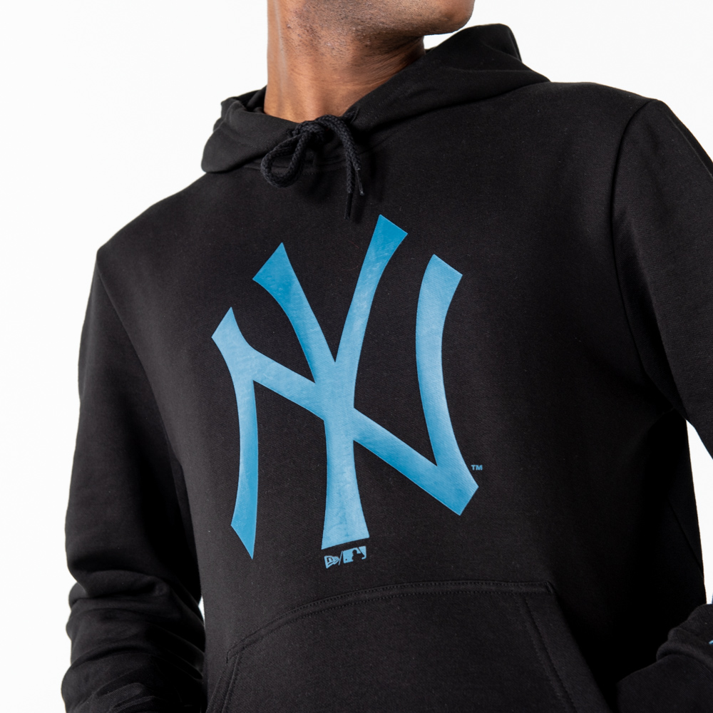 Felpa con cappuccio dei New York Yankees con logo blu