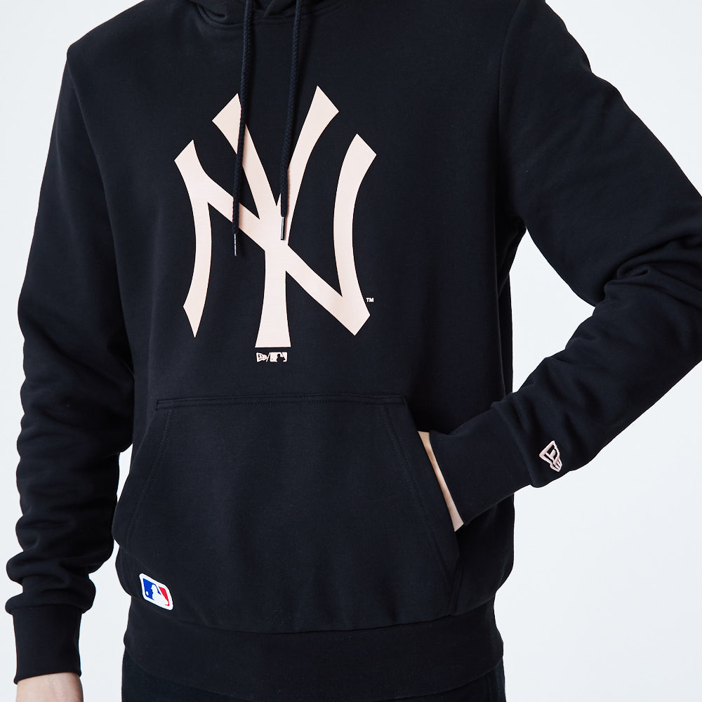 New York Yankees – Pinker Hoodie mit Logo
