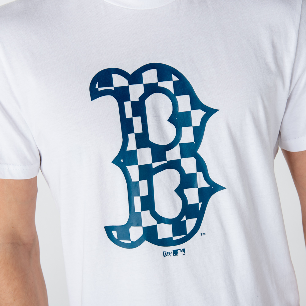 Boston Red Sox – Weißes T-Shirt mit ausgefülltem Logo